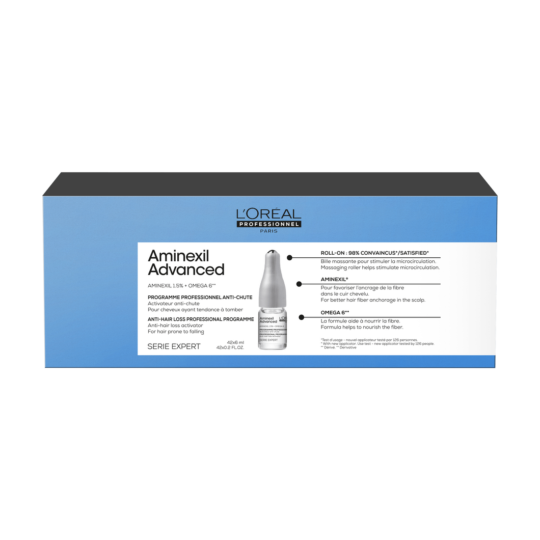 L'Oreal Professionnel SE Aminexil Advanced - Tratament Fiole Anti-Cadere a Parului 42x6ml