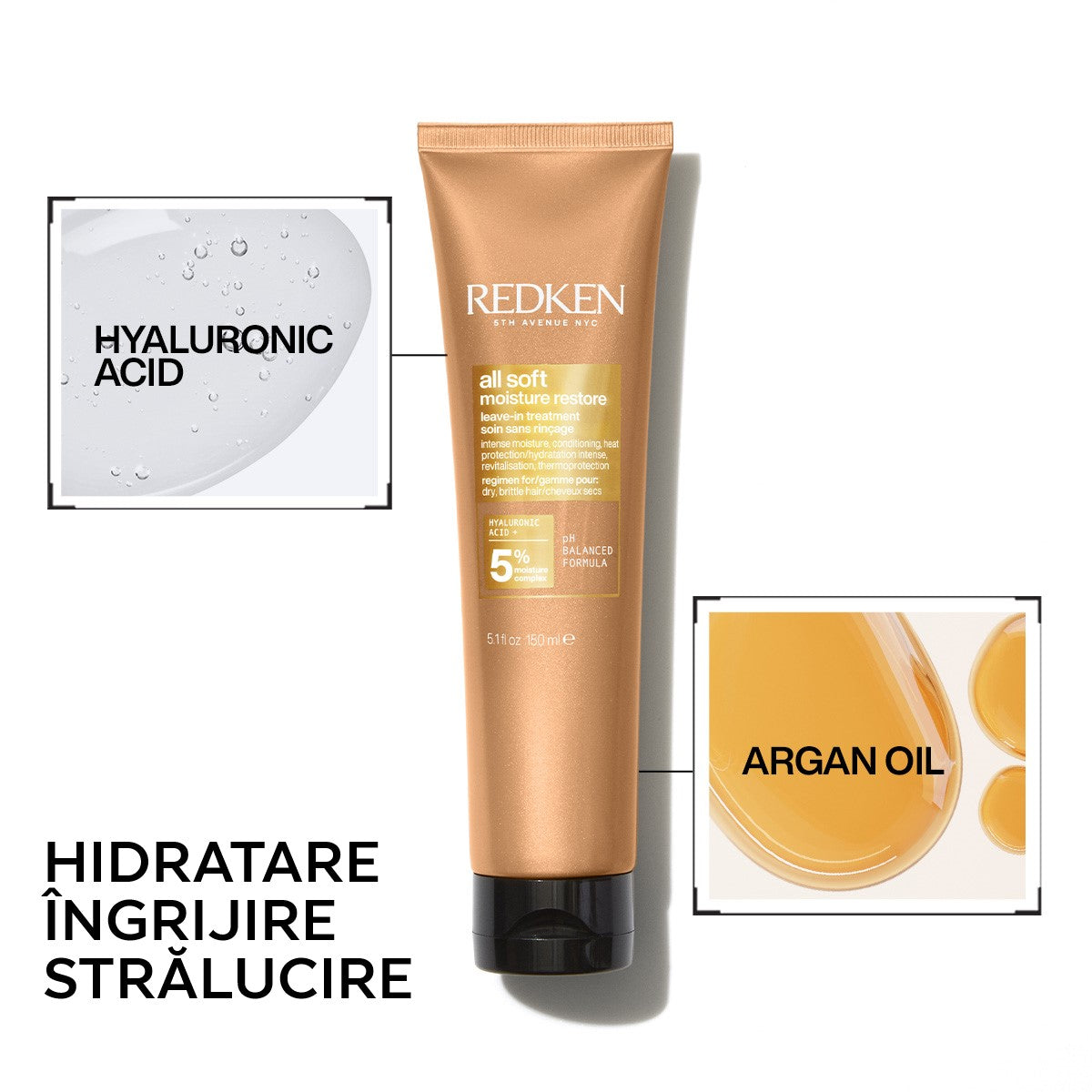 Redken All Soft Moisture Restore - Crema Leave-In 150ml - Beauty Lounge
