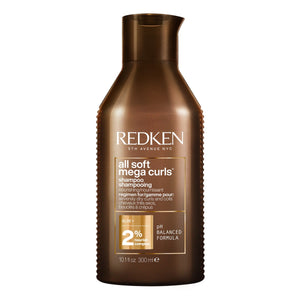 Redken All Soft Mega Curls - Sampon Profesional cu Aloe Vera 300ml