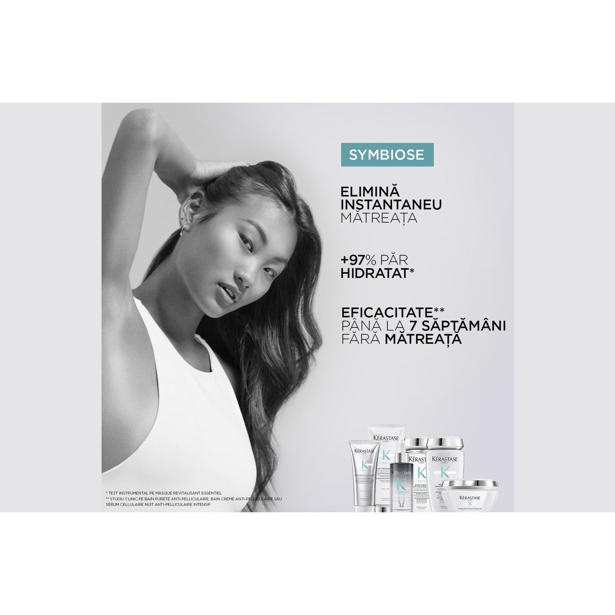 Kerastase Symbiose Bain Purete 250ml - Sampon Anti-Matreata Purificator pentru Scalp Gras
