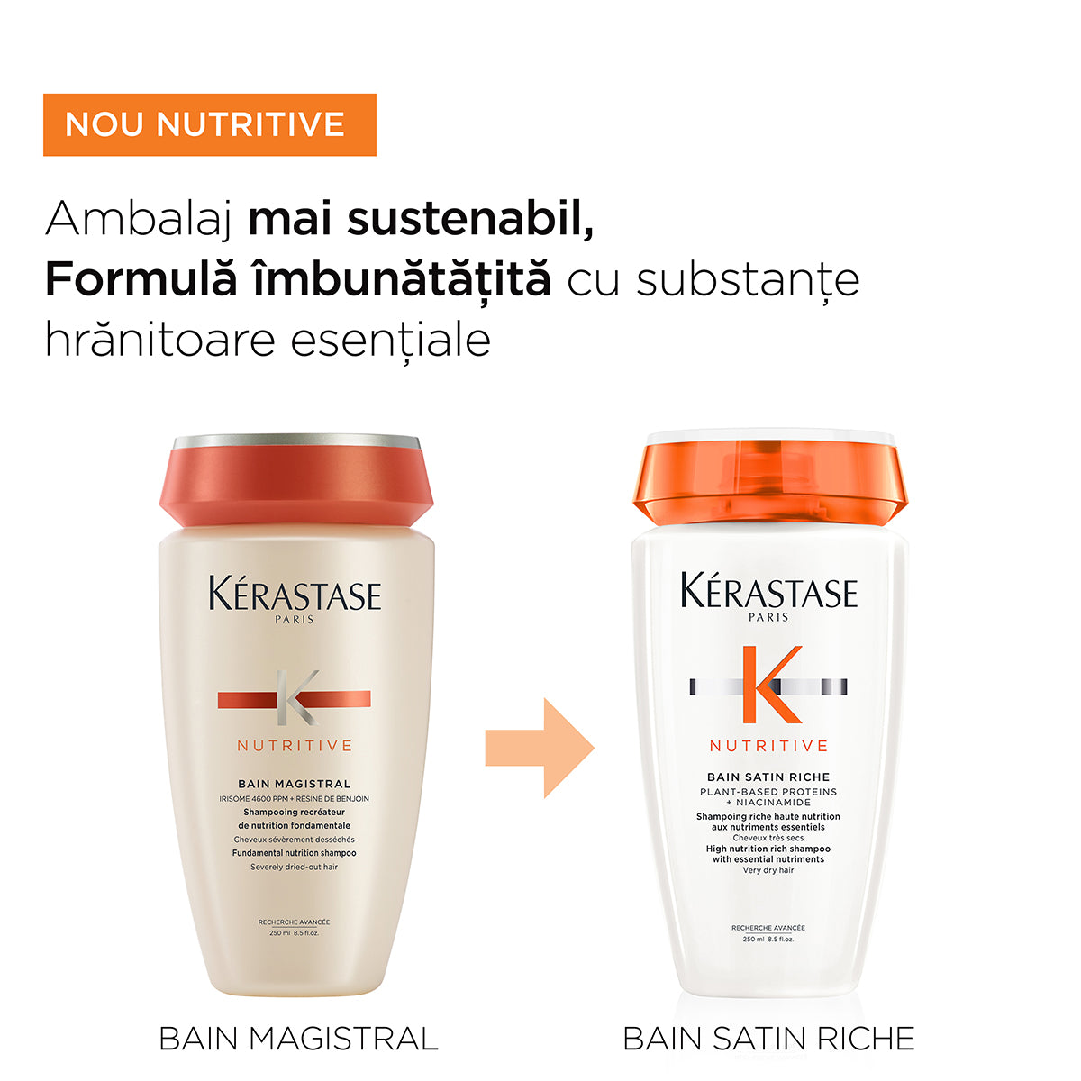 Kérastase Nutritive Bain Satin Riche Sampon Hranitor Par Foarte Uscat 250ml - Beauty Lounge