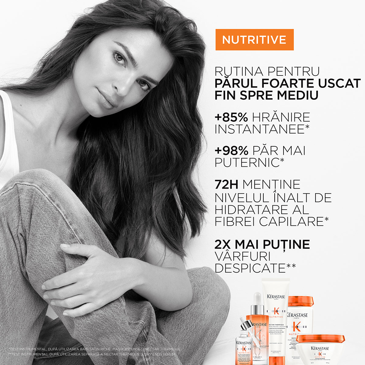 Kerastase Nutritive Nectar Thermique Lapte de Par de Descurcare si Termo-Protector 150ml - Beauty Lounge