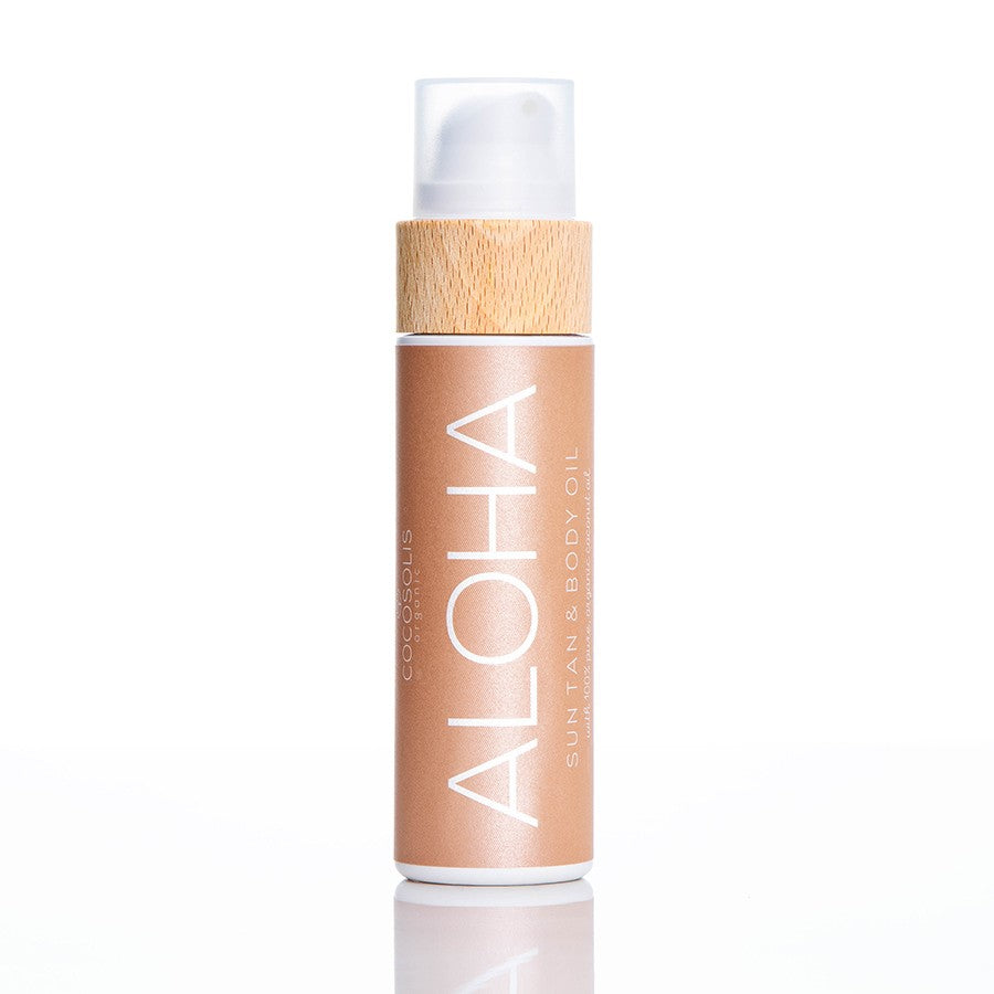 Cocosolis Aloha Suntan & Body Oil - Ulei pentru Ingrijire si Bronzare Fara Factor de Protectie 110ml