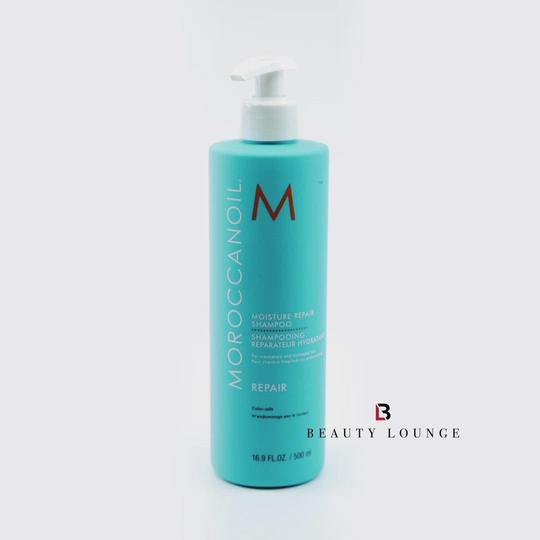 Încarcă video: Moroccanoil Repair Shampoo 500ml - Sampon Reparator Hidratant