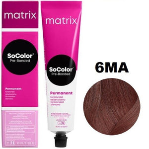 Matrix Vopsea de Par Socolor 6MA Blond Inchis Mocha Cenusiu 90 ml