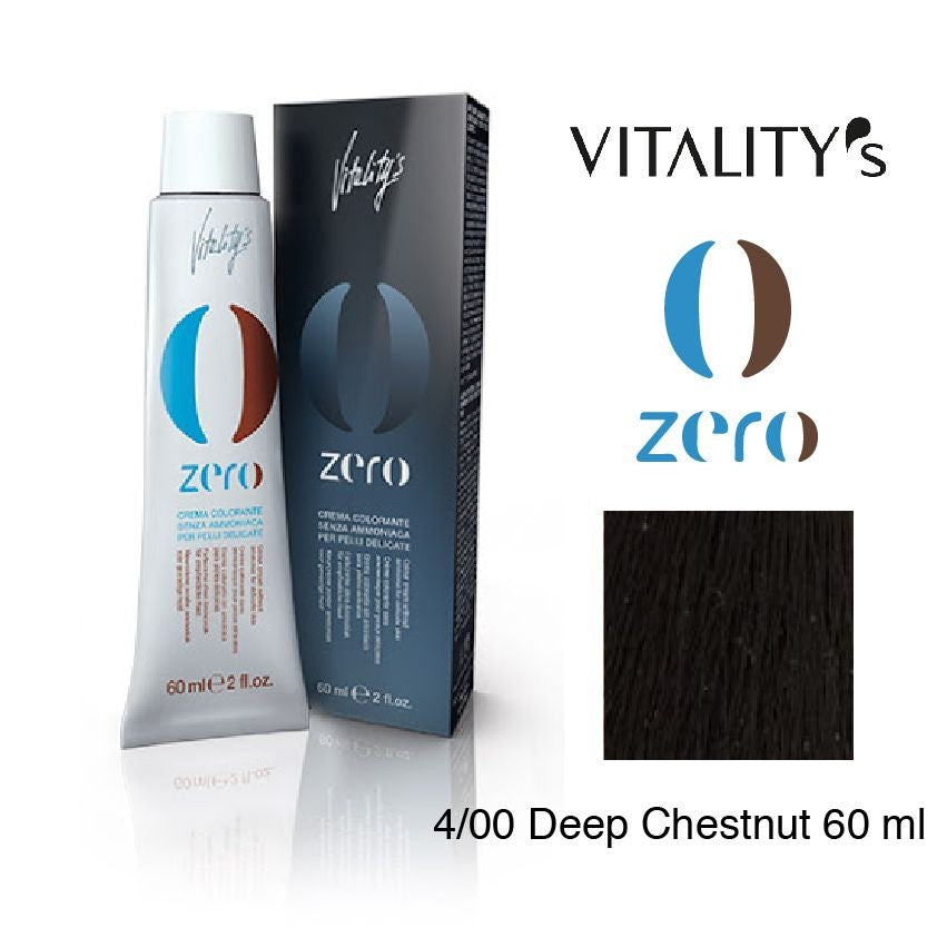 Vitality's 4/00 Deep Chestnut 60ml - Castaniu Intens Vopsea Fara Amoniac