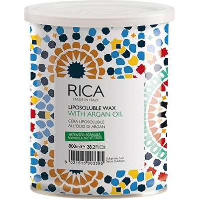 Rica Argan Oil Liposoluble Wax 800ml - Pentru piele sensibila