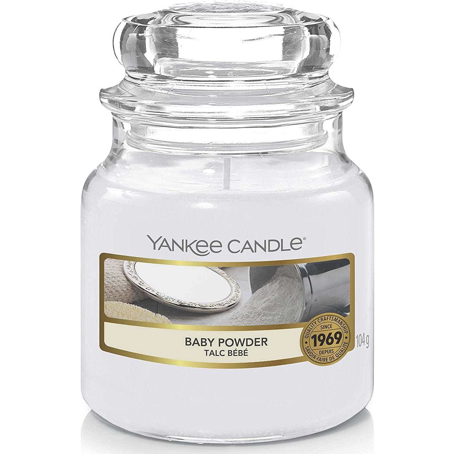 Yankee Candle Baby Powder - Lumanare Parfumata 104g - Beauty Lounge