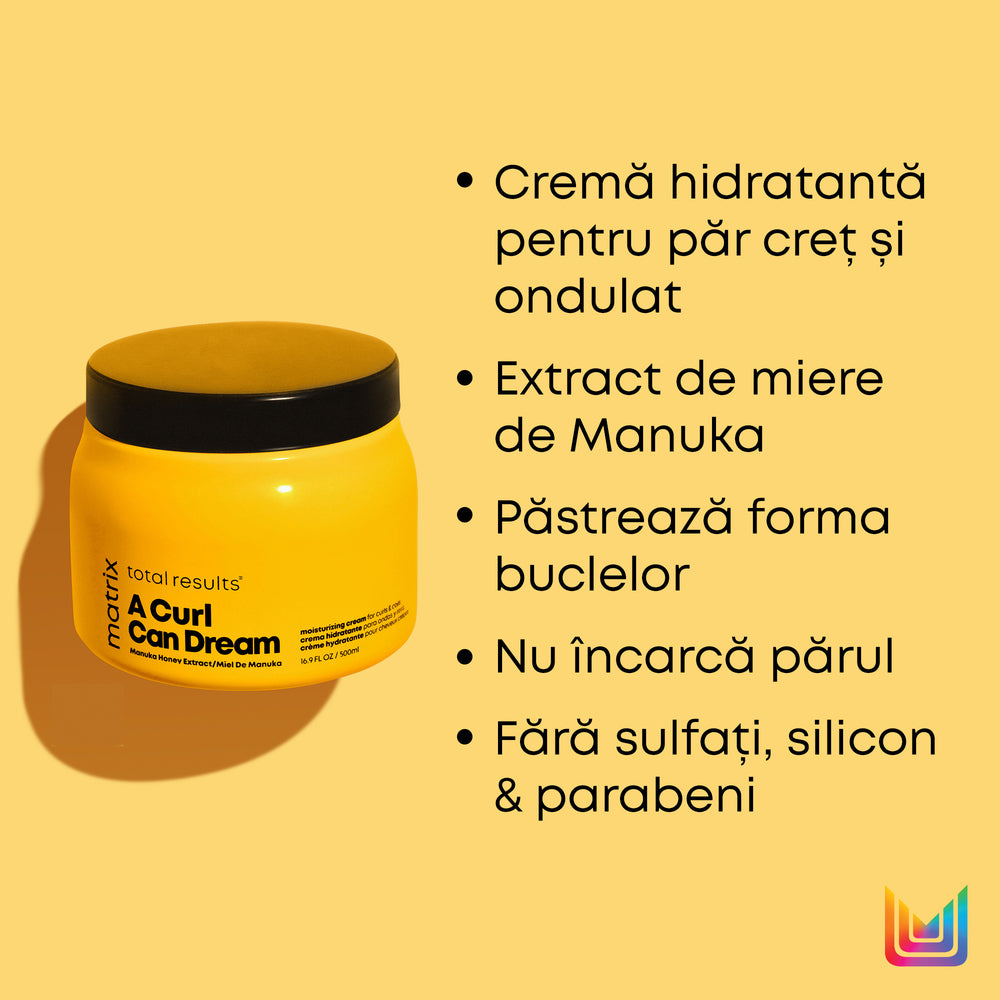 Matrix A Curl Can Dream 500ml - Crema Hidratanta pentru Par Ondulat si Cret - Beauty Lounge