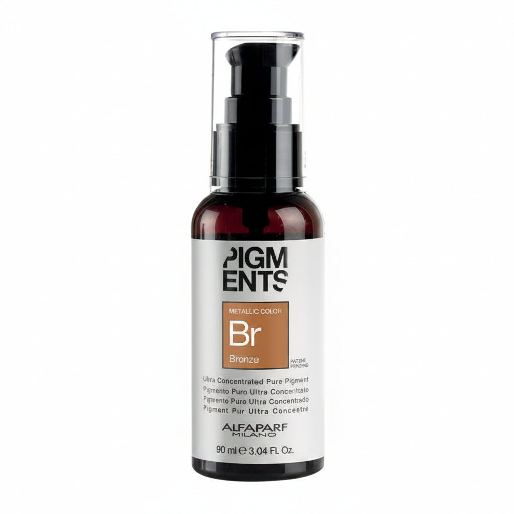 Alfaparf Milano Pigments Bronze 90ml - Pigment Profesional Pentru Intensificarea Culorii Parului