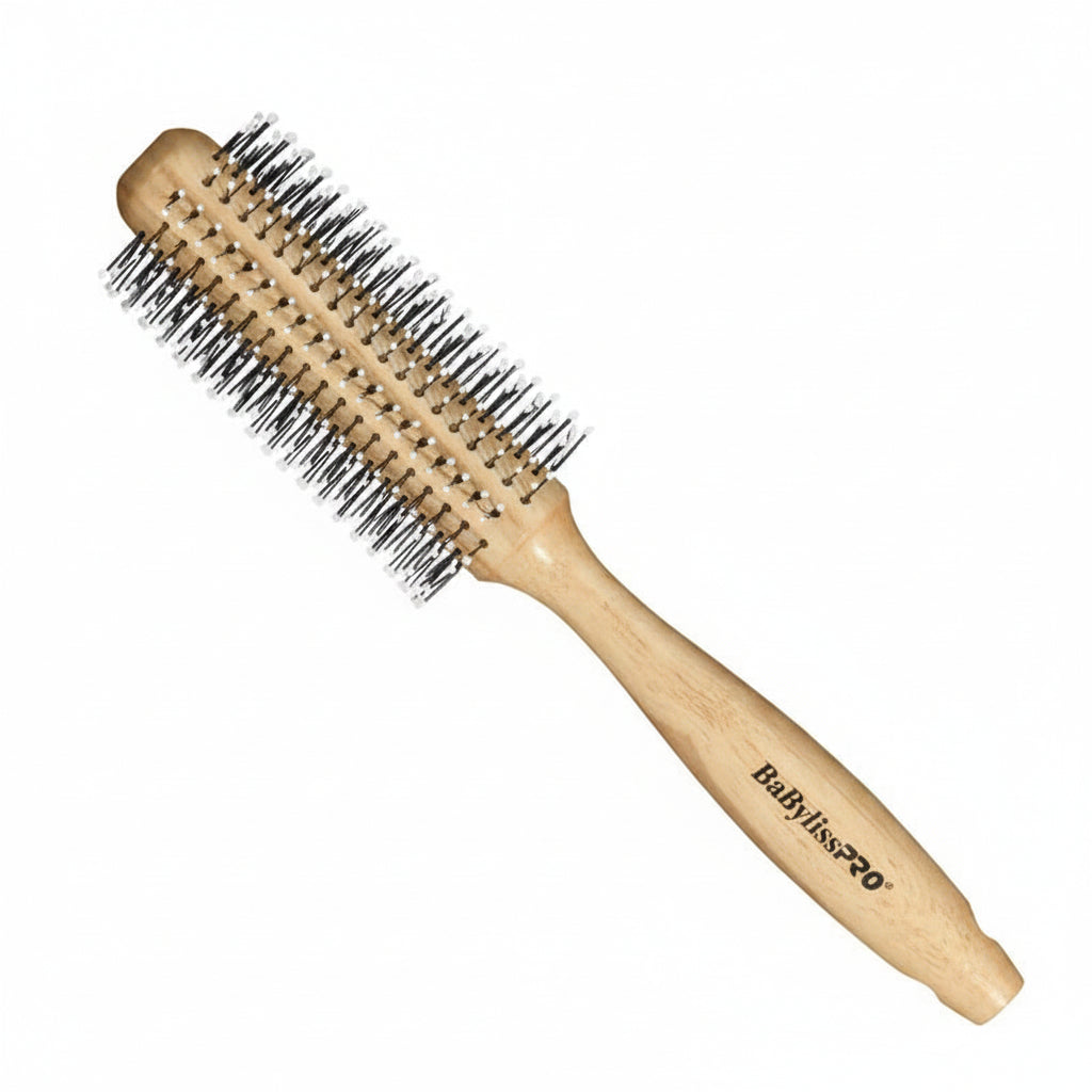 BaByliss Wood Blowdry Brush 25 mm - Perie Rotunda Pentru Coafare