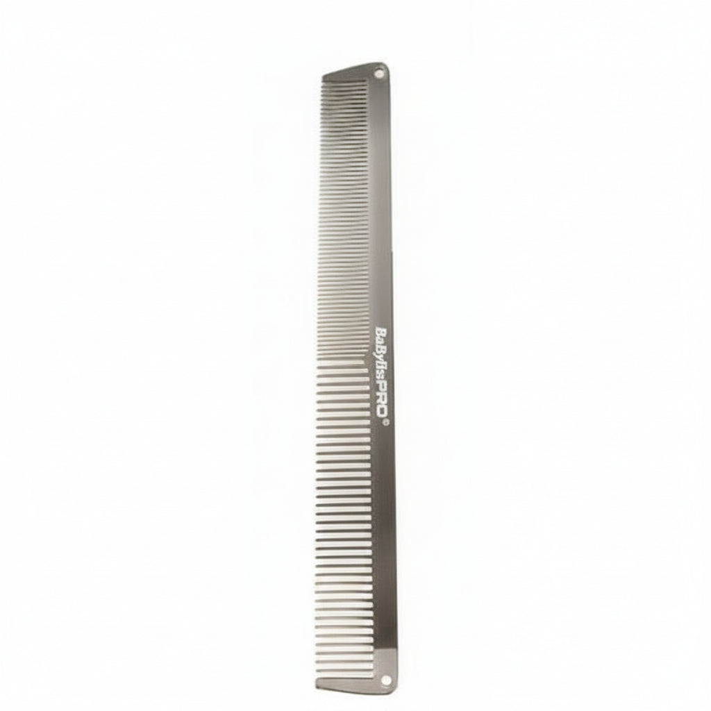 Babyliss Gunsteel Comb Pieptene Metal Negru - Beauty Lounge