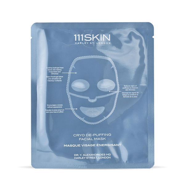 111SKIN Cryo De-Puffing Facial Mask Singles Fragrance Free - Masca Faciala 30ml