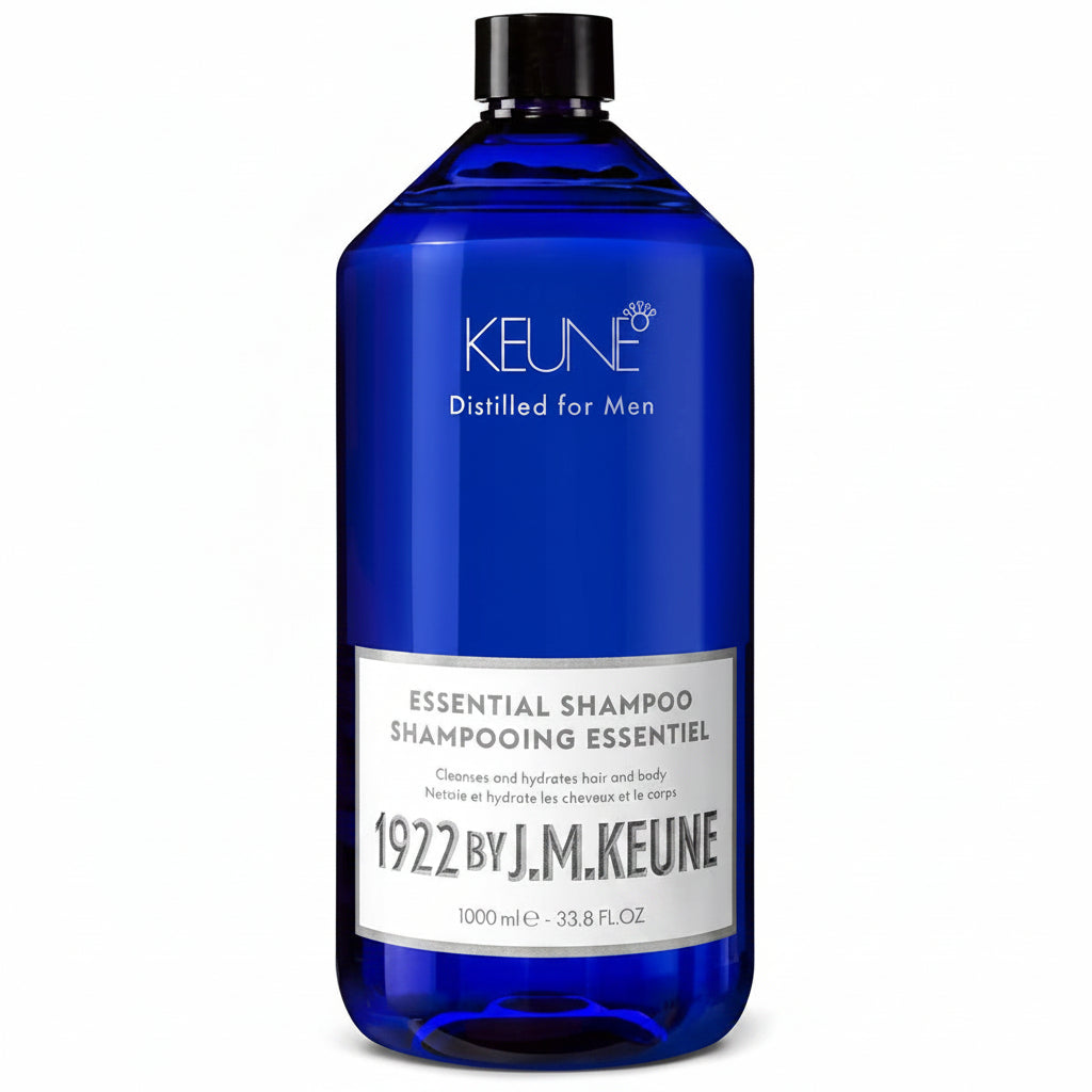 Keune 1922 Essential Sampon 1000ml - Sampon Pentru Par Corp si Barba