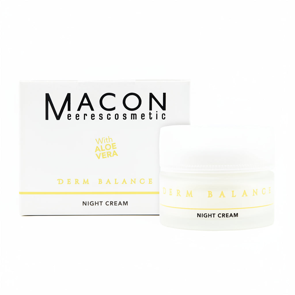Macon Derm Balance Night Cream 50ml - Crema de Noapte cu Extract de Aloe Vera