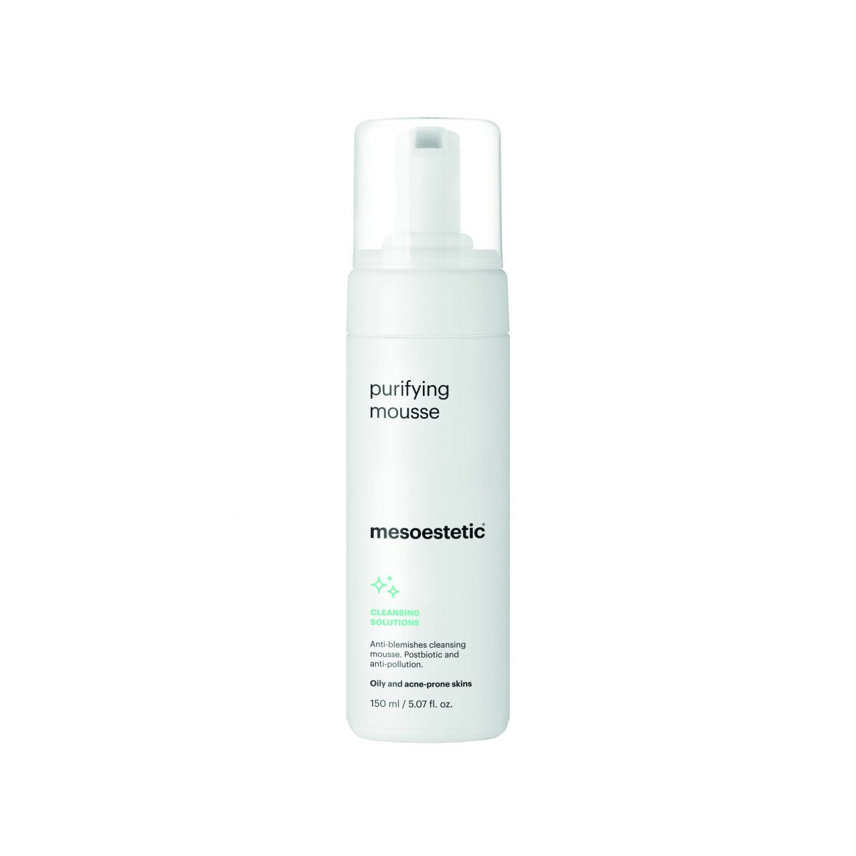 Mesoestetic Purifying Mousse Light Foam 150ml - Demachiant Ten Gras Predispus La Acnee