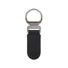 Încarcă imaginea în Galerie, Porsche Design Keyring Oval Black - Breloc din Piele Oval Negru
