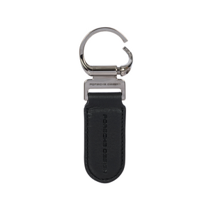 Porsche Design Keyring Oval Black - Breloc din Piele Oval Negru