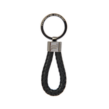 Încarcă imaginea în Galerie, Porsche Design Keyring Leather Cord Black- Breloc din Piele Negru
