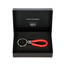 Încarcă imaginea în Galerie, Porsche Design Keyring Leather Cord Portocaliu - Breloc din Piele
