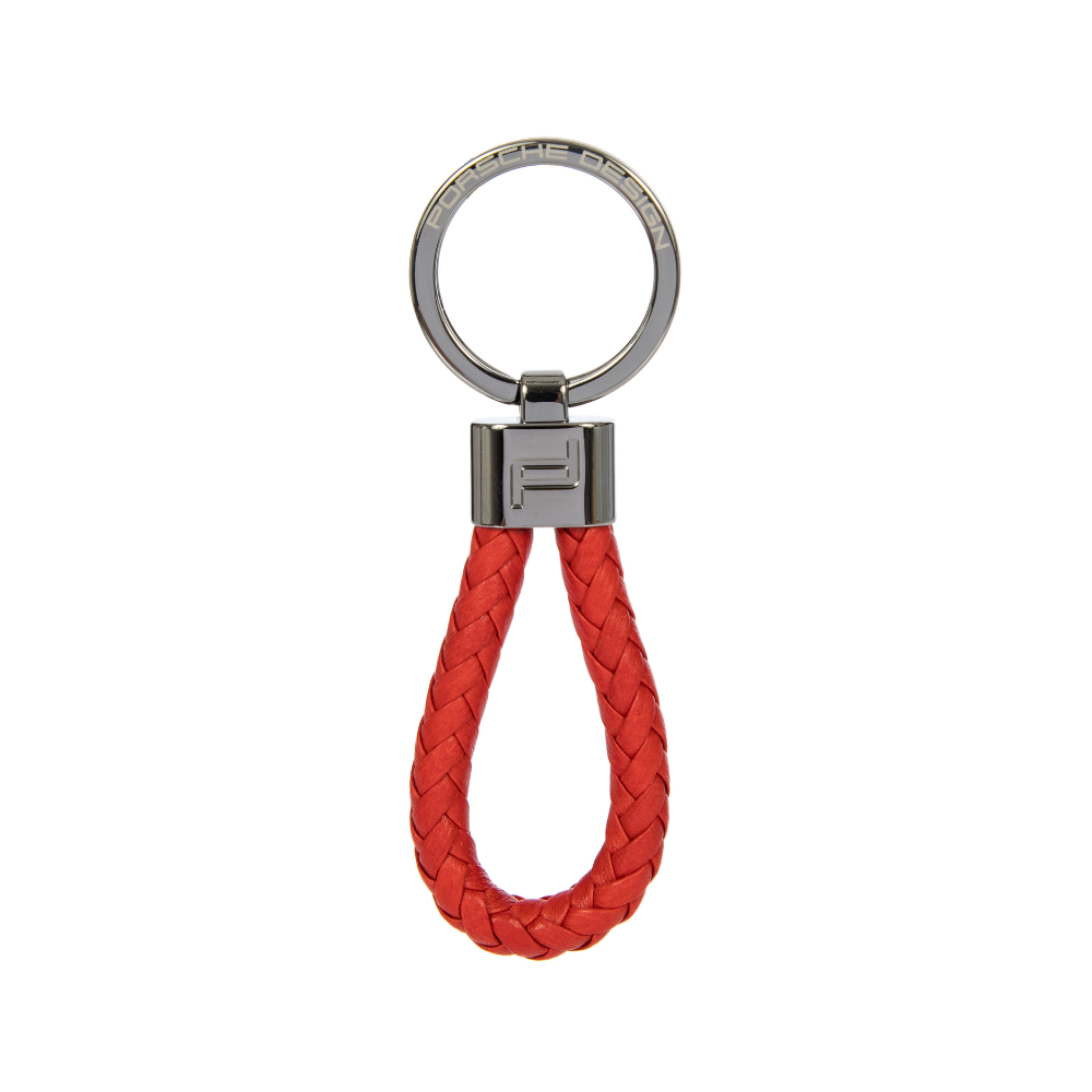 Porsche Design Keyring Leather Cord Portocaliu - Breloc din Piele