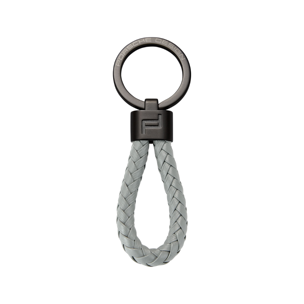 Porsche Design Keyring Leather Cord Gri - Breloc din Piele