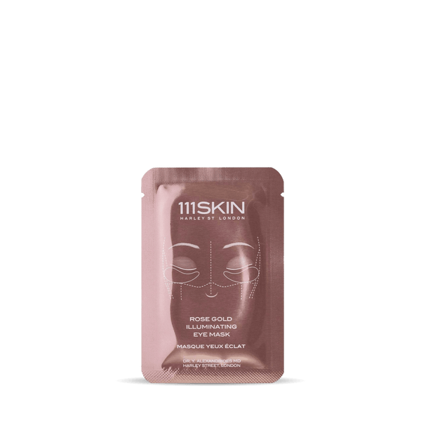 111SKIN Rose Gold Illuminating Eye Mask Box - Masti pentru Ochi 8 x 6ml