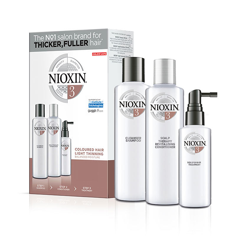 Nioxin SYS3 Kit 150+150+50ml - Tratament Impotriva Caderii Parului