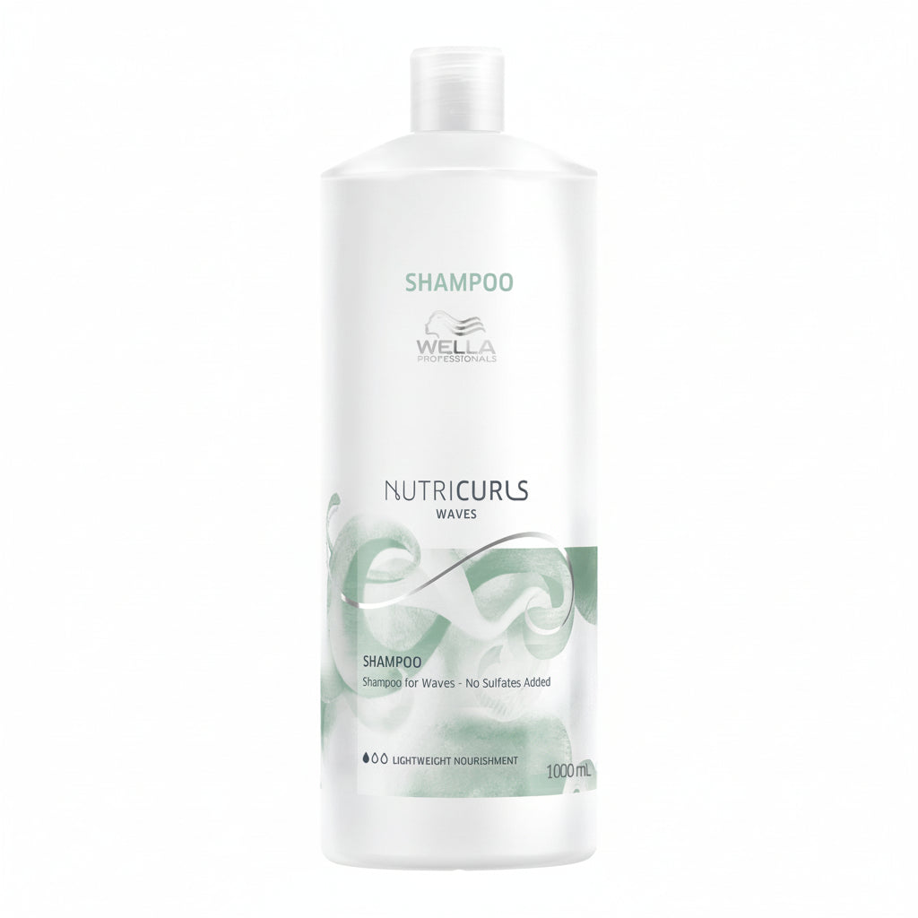 Wella Professionals Nutricurls Waves Shampoo 1000ml - Sampon Pentru Bucle si Onduleuri