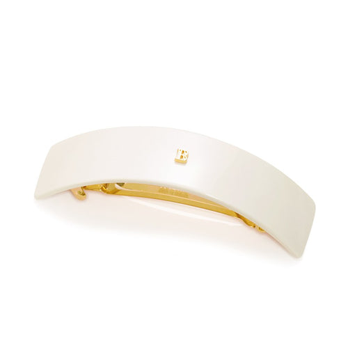 Balmain Barrette Large White Clips Par Mare Alb - Beauty Lounge