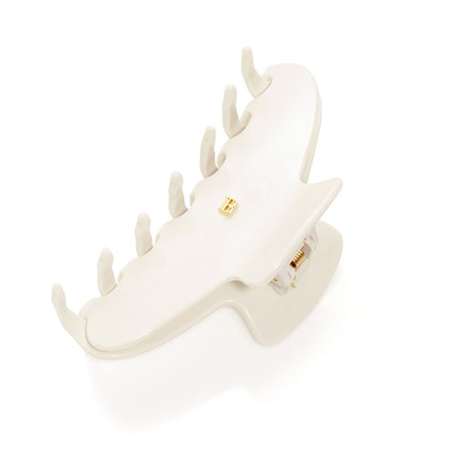 Balmain Pince A Cheveux Large White Clama Par Mare Alba - Beauty Lounge