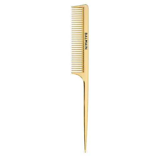 Balmain Golden Tail Comb Pieptene Tail Auriu - Beauty Lounge