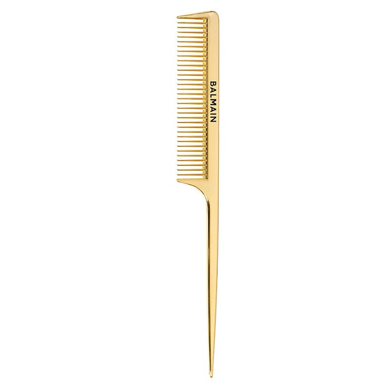 Balmain Golden Tail Comb Pieptene Tail Auriu