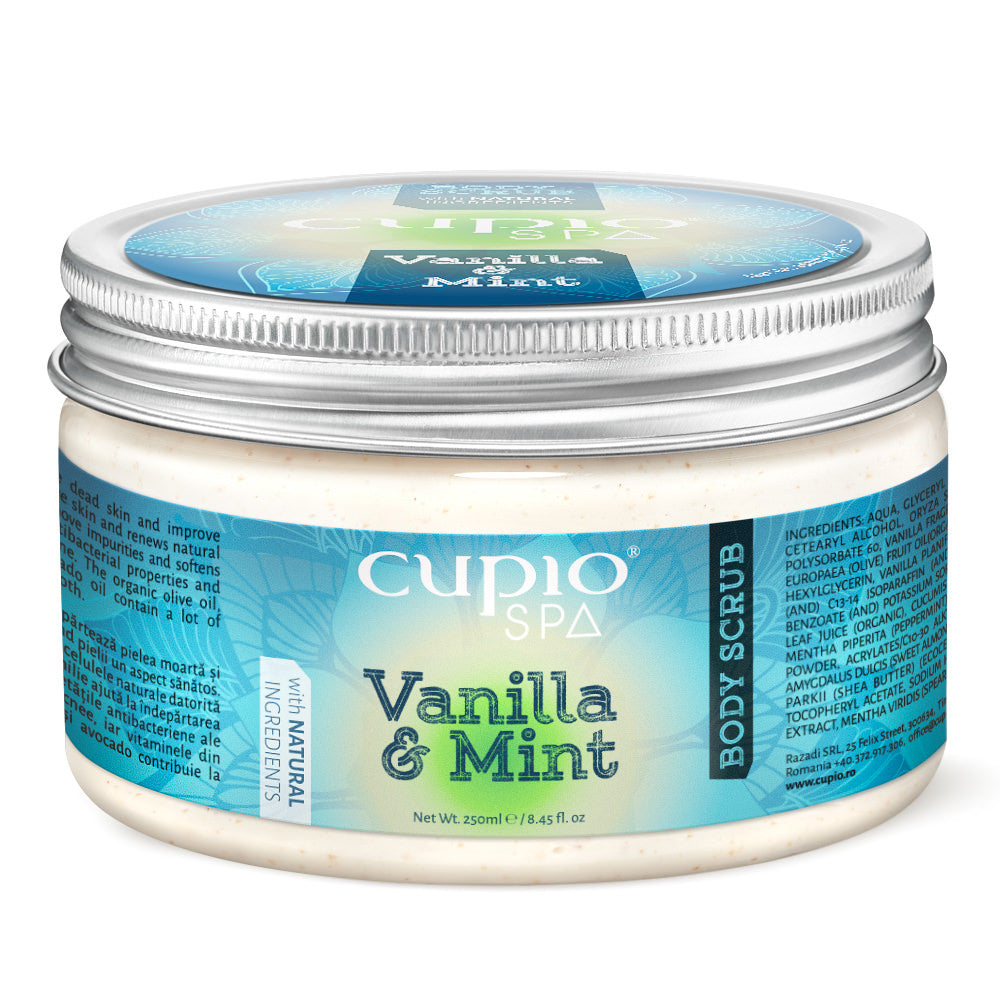 Cupio Body Scrub OrganicSpa - Vanilla Mint 250ml