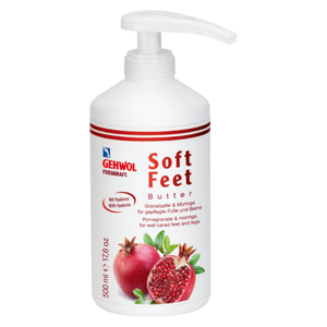 Gehwol Fusskraft Soft Feet Butter - Unt pentru Piele Uscata cu Rodie si Moringa 500ml