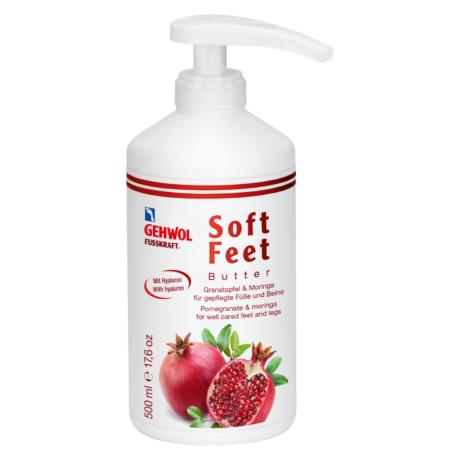 Gehwol Fusskraft Soft Feet Butter - Unt pentru Piele Uscata cu Rodie si Moringa 500ml