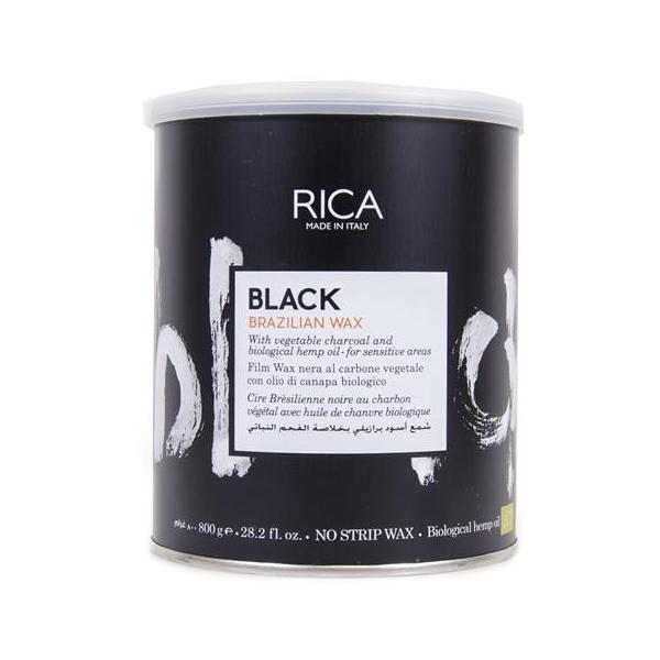 Rica Black Brazilian Wax 800ml - Ceara Epilatoare Neagra Pentru Zonele Sensibile - Beauty Lounge