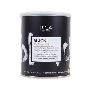 Rica Black Brazilian Wax 800ml - Ceara Epilatoare Neagra Pentru Zonele Sensibile