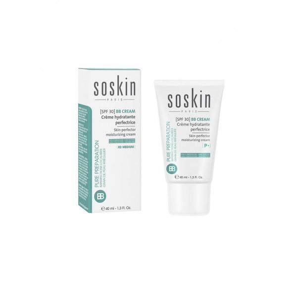 Soskin BB Cream Medium 40ml - Crema Hidratanta Pentru Fata De Zi