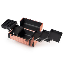 Încarcă imaginea în Galerie, Cupio Geanta Cosmetica Sidefata Rose Gold
