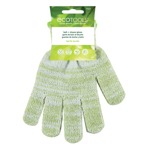 Eco Tools Recycled Bath & Shower Gloves - Manusi Exfoliere