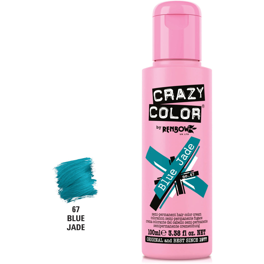 Crazy Color 67 Blue Jade Vopsea Semipermanenta 100ml