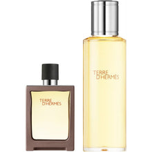 Încarcă imaginea în Galerie, Hermes Terre D&#39;Hermes Set Pure Perfume 30ml si Refill Bottle 125ml - Set Pentru Barbati
