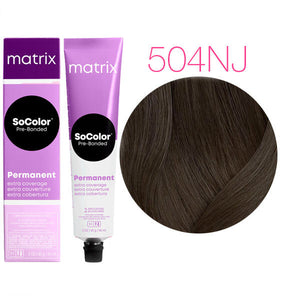 Matrix Vopsea de Par Socolor 504NJ Extra Acoperire Blond Mediu Natural Jad 90 ml