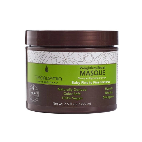 Macadamia Natural Oil Weightless Repair Masque - Masca Hidratanta Pentru Par Fin 222ml