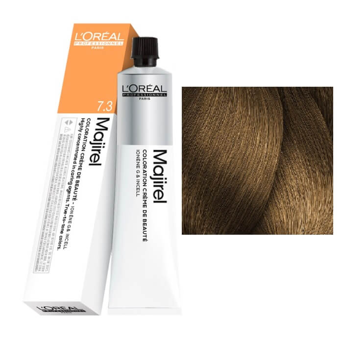 L'Oreal Professionnel Majirel 7.3 Blond Auriu 50ml Vopsea de Par