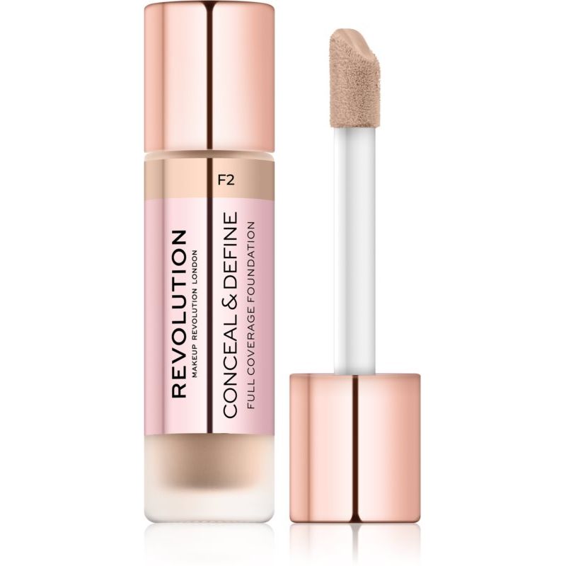 Makeup Revolution Conceal Define Foundation F2 - Fond de Ten