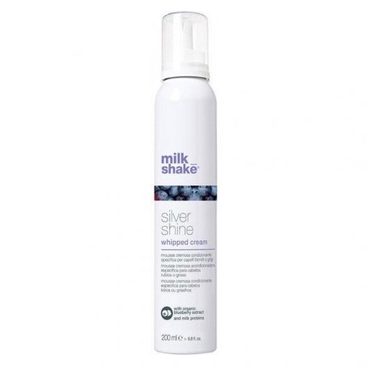 MilkShake Silver Shine Whipped Cream 200ml - Spuma Neutralizatoare Fara Clatire - Beauty Lounge