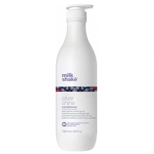 MilkShake Silver Shine Conditioner 1000ml - Neutralizeaza Tonurile Galbene - Beauty Lounge