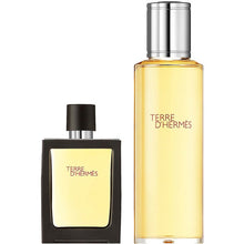 Încarcă imaginea în Galerie, Hermes Terre D&#39;Hermes Set Eau de Toilette 30ml si 125ml Refill - Set Pentru Barbati
